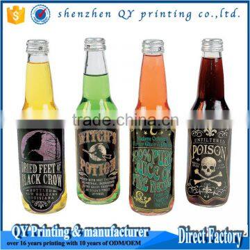 Beverage Label,peel off Labels,plastic Labels