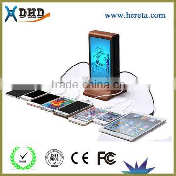 Multifunctional table advertising power bank with charging cable