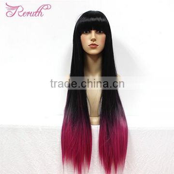 Wholesale Fashion Cosplay Hair Long Colorful Party Wig