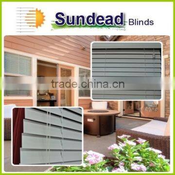 Style Faux Wood Blinds Cheaper Than Wood Blinds, Room Darkening Plantation Blinds photo-3