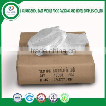 High Quality Aluminium Foil Pan Steamer Mat Food Plate Dim Sum Paper photo-4