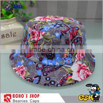 Wholesale Custom Floral Cheap Bucket hats