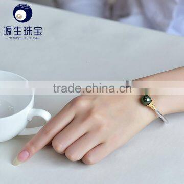 Baroque Shape Tahitian Real Pearl With S925 Saltwater Pearl Bracelet