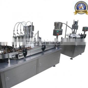 Automatic small bottle liquid filling line