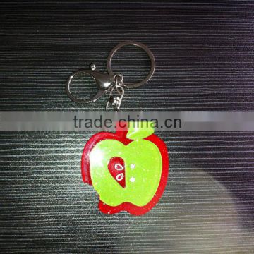 apple shape keychian