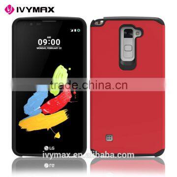 2016 New Model Heavy Duty Defender Dual Layer Protector Hybrid Phone Case for LG Stylo 2 plus/MS550 mobile phone