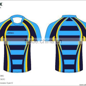 Unique design rugby jersey fabric