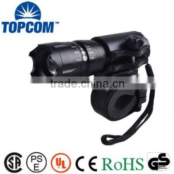 360 Degrees Rotate High Power Attacked Head LED Bicycle Front Light