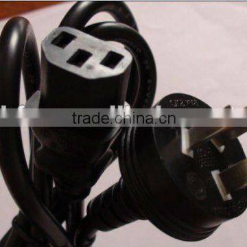 Hot sell ac power cord 3 pin plug