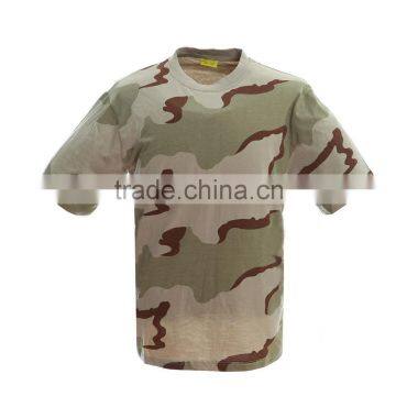 3 color desert digital camouflage short sleeve t shirt