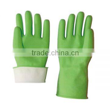 Cleaning Green Household Latex Gloves