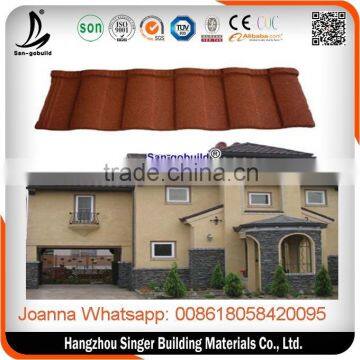 Galvanized Factory Direct Sell colorful prefabricated house roofing tile in Zhejiang