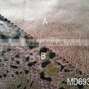 Flower skin suede fabric/hot stamping suede fabric/faux sherpa suede in MD69371