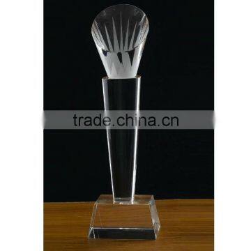 High quality hot popular the lowest price blank crystal trophy made in China