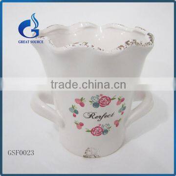 cheap garden pots decorative ceramic flower pots wholesale