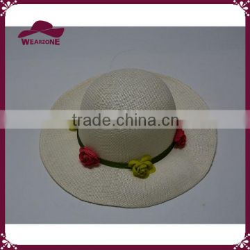 paper floppy hat kid straw hat wide brim hat