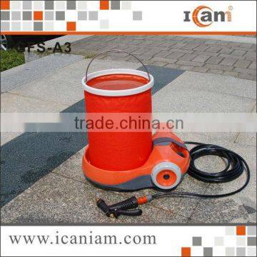 GFS-A3--12v Portable car wash with 15L folding bucket