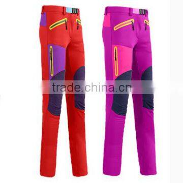 Latest design quick dry outdoor pants for girl