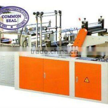 SHXJ-E 800 full automatic T-shirt hot sealing cold cutting bag making machine