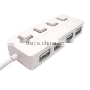 4-Port USB 2.0 Hub With Individual Power Switches and LEDs photo-2