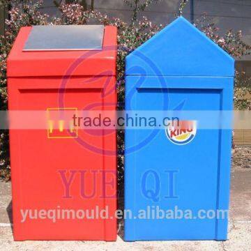 OEM customized roto molding dustbin mold