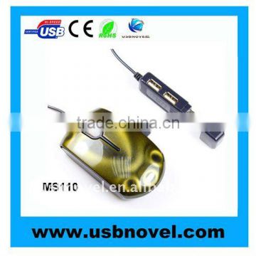 Mouse With USB HUB and card reader