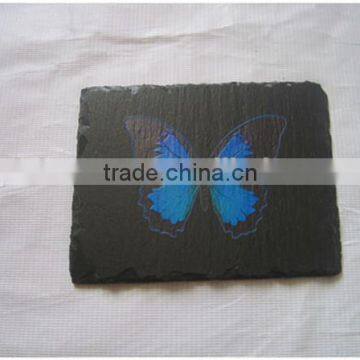 Classic Kitchen Black Slate Coaster For Food and Drinks