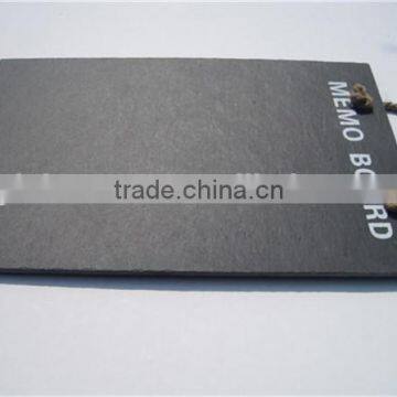 2016 new designed natural slate black board black slate writing slate board