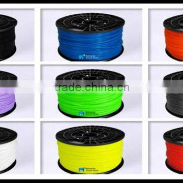 Hot Sale Yellow 1.75mm 3.0mm Plastic PLA ABS 3d Printer Filament Quality Choice