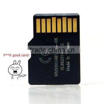 EMC certisfied 16GB micro card memory for Car DVR AD Box CNC Machine Model Control all time working memory card