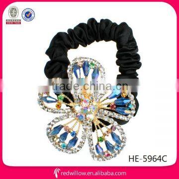 New designed colored crystal handmade felt hair band