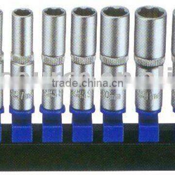 9 PCS 1/4" DR. DEEP SOCKET SET (GS-4202S)