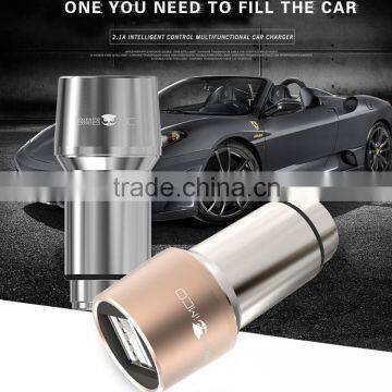 High Quality Universal Perfect Dual USB Car Charger DC 12~24V For Android Phone Security Mini Fashion Car Adapter