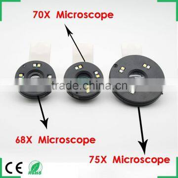 Popular !! 68x Microscope Micro Lens for Cell Phone lens Mobile Phone lens ,68x Optical Zoom Microscope Magnifier Camera Lens