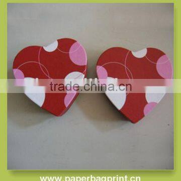 heart gift paper box for jewelry