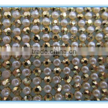 HOT Selling 2014 cheapest Hot fix crystal rhinestone mesh wholesal trimming for shoes or belt