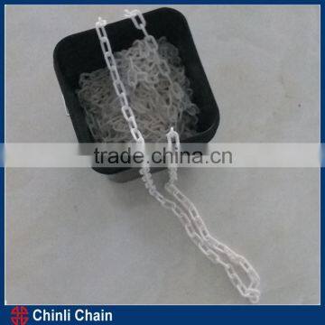 Barricading Plastic Link Chain,White Plastic Link Chain With Plastic Bucket photo-2