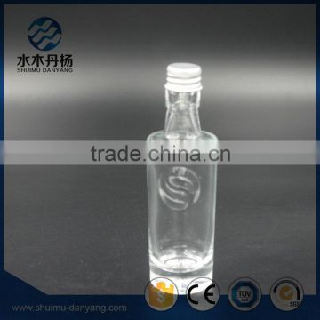 Fancy 50ml glass wine bottle glass drinking bottle