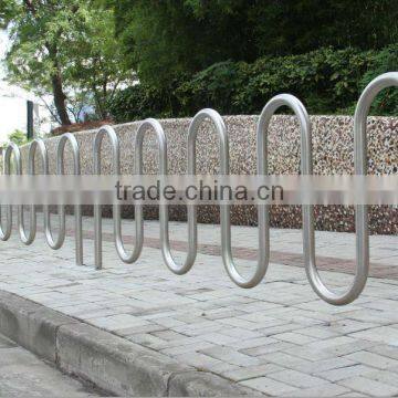 2012 Latest Stainless Steel 18 Waves Bike Rack