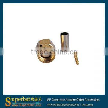 SMA male crimp connector for RG316 RG174 RG188 LMR100