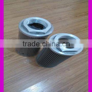 Stainless steel oil suction line filter element