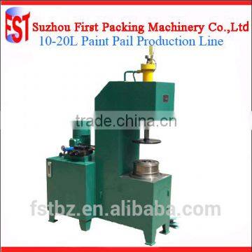 20-25Liter Hydraulic Ribs Beading Machine For Chemical Cone Can Production Machine