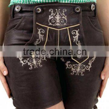 Women lederhosen,trachten wear,kurz lederhose,german hose,leather pants,shorts