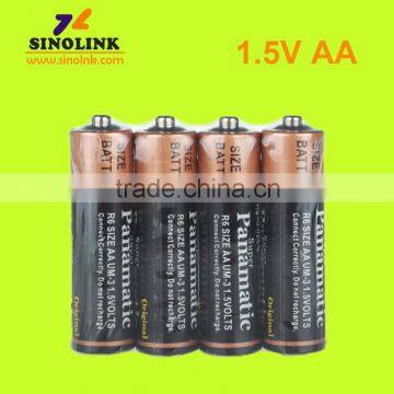 4 PACK shrink wrap R6 SIZE AA UM3 1.5V Battery (Panamatic)4 PACK