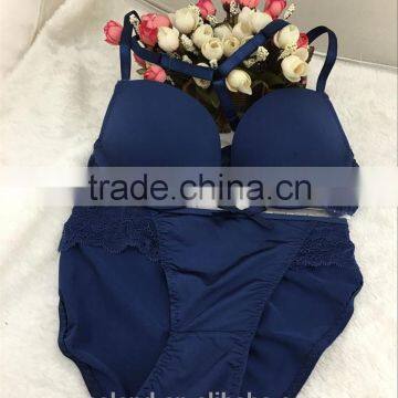 Wholesale front openning push up bra and panty(EBP263)