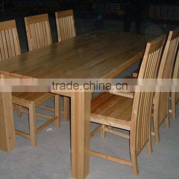 Wooden Dining table & chair