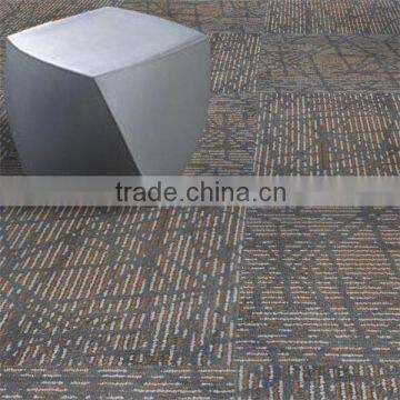 PP With Soft Non-Woven Fabric Backing Carpet Tile