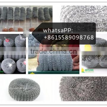 galvanized wire mesh scourer pot scourer for cleaning