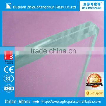 ZGHC -CE/ISO9001 certificates 6mm thick laminated frosted glass high quality laminated frosted glass