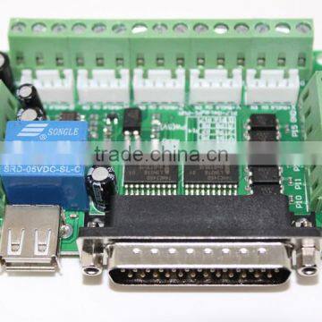 2015 Newest Upgraded 5 Axis CNC Interface Adapter Breakout Board For Stepper Motor Driver MACH3